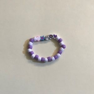 Handmade Totoro charm elastic bead bracelet